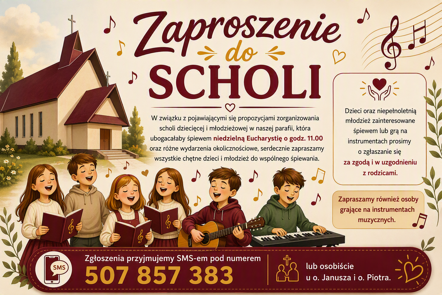 Zaproszenie do Scholi